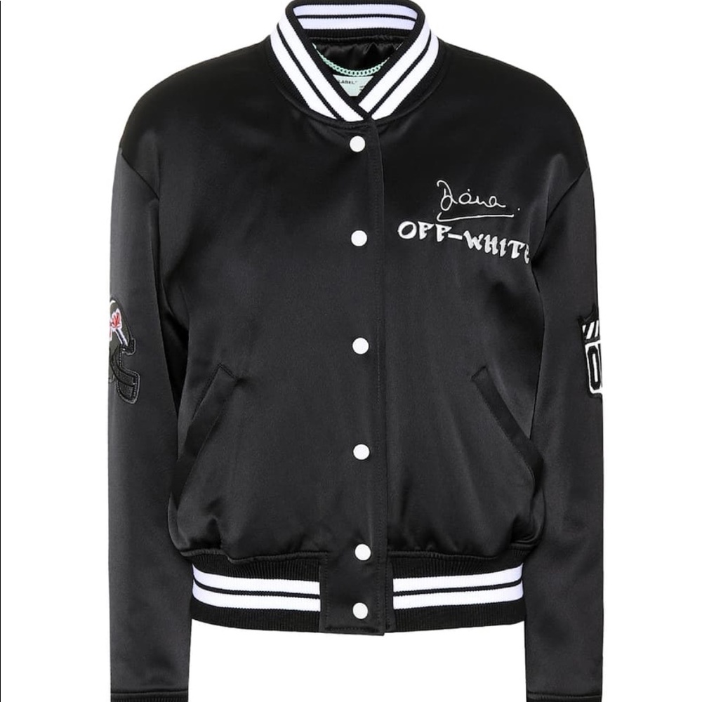 Off-White baseball jacket/ Bomber